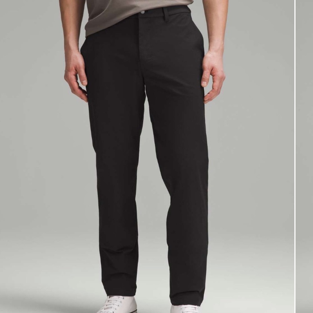 Lululemon ABC Classic Fit Trouser Black VersaTwill Men’s Size 40 Stretch